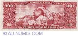 10 Centavos on 100 Cruzeiros 1966 10 Centavos on 100 Cruzeiros 1966