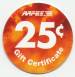 Spatele 25¢ AAFES soldier 2009