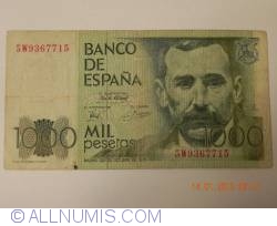 1000 Pesetas 1979 (1982) (23. X)