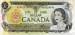 Fata 1 Dolar Canadian 1973 - semnaturi Lawson-Bouey
