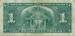 Spatele 1 Canadian Dollar 1937