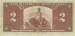 Spatele 2 Canadian Dollars 1937