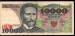 Front of 10,000 Zlotych 1987