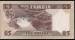 Spatele 5 Kwacha ND (1984-1986)