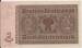 Back of 2 Rentenmark 1937 - 8 digit serial