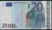 Front of 20 Euro 2002 U