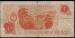Spatele 1 Peso ND (1970-1973) diff. signature
