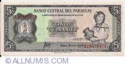 5 Guaranies ND (1963)