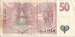Back of 50 Korun 1997