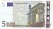 Front of 5 Euro 2002 U