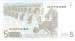 Back of 5 Euro 2002 U