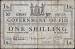 1 Shilling 1942 (1st. of January) - Grey paper.