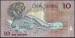 10 Dollars ND (1987) - Low serial number (Same numbered set).
