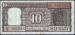 10 Rupees ND (1985-1990) letter G sign R.N.Malhotra