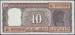 10 Rupees ND (1967) sign L. K. Jha