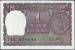 1980 1 Rupee - letter B - sign R.N. Malhotra 