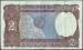 2 Rupees ND (1985) sign R. N. Malhotra