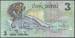 3 Dollars ND (1987)- Low serial number (Same numbered set).