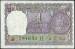 1 Rupee 1976 letter H, sign M.G.Kaul, wrong cut, serial prefix font variety