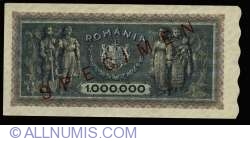 1,000,000 Lei 1947 (16. IV.) - SPECIMEN