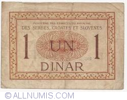 Image #2 of 1 Dinar ND (1919)