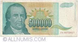 Image #1 of 500 000 Dinara 1993 Replacement Note