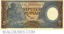 Image #1 of 10 Rupiah 1963