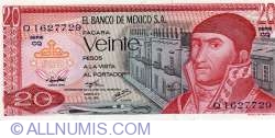 20 Pesos 1976 (8. VII.) - Serie CQ