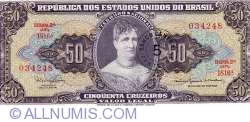 5 Centavos ND(1966-1967) (supratipar pe 50 Cruzeiros ND(1963) - P#179)