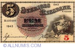 5 Kronor 1943 - 1