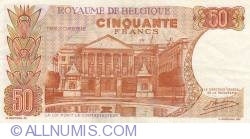 Image #2 of 50 Francs 1966 (16. V.) - signature Emiel Kestens