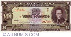Image #1 of 20 Bolivianos L.1945