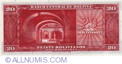 Image #2 of 20 Bolivianos L.1945