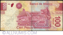 Image #2 of 100 Pesos 2013 (24. IV.) - serie AF