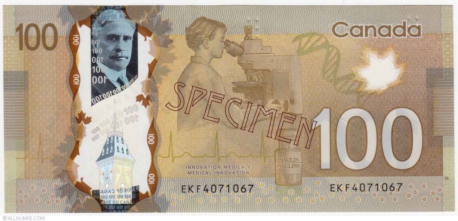 new canadian 100 dollar bill