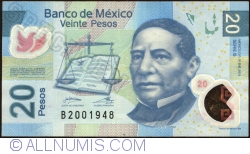 Image #1 of 20 Pesos 2012 (10. I.) - Serie S