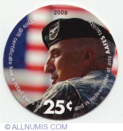Image #1 of 25¢ AAFES soldier 2009