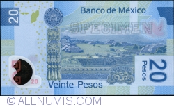 Image #2 of 20 Pesos 2012 (12. VI.) - serie U