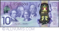 Image #1 of 10 Dollars 2017 - 150th anniversary of the Canadian Confederation