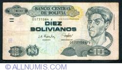 10 Bolivianos 1986