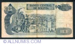 Image #2 of 10 Bolivianos 1986