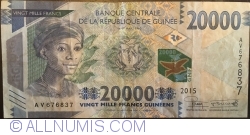 Image #1 of 20000 Francs 2015