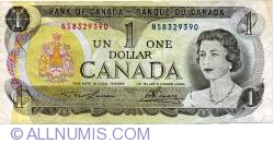 1 Dolar 1973 - semnături Lawson / Bouey
