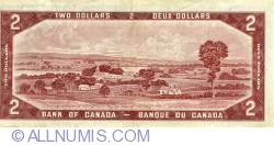 2 Dolari 1954 - semnături Bouey-Rasminsky