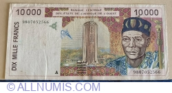 10000 Francs 1998