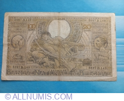 100 Francs / 20 Belgas 1939 ( 28.II )