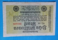 10 Millionen ( 10 000 000 ) Mark 1923 ( 22.VIII ) - Serie rosie 6 cifre - VL