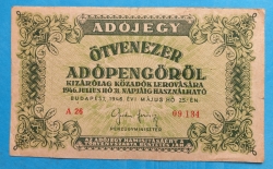 50000 Adopengo (Otvenezer Adopengorol) 1946 (25.V.)
