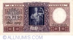 Image #1 of 1 Peso ND (1952-1955)