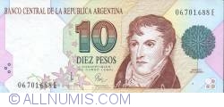 Image #1 of 10 Pesos  ND (1993) - Signature variation